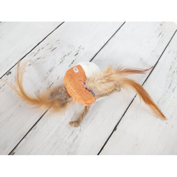 Cat Toys Set of 3 Plush Bird Catnip, Love Bird Silvervine-Catnip, Window Wobbler - Picture 8 of 14